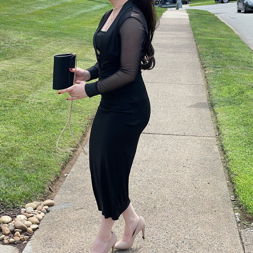 Glitter black dress - Picture 2 of 4